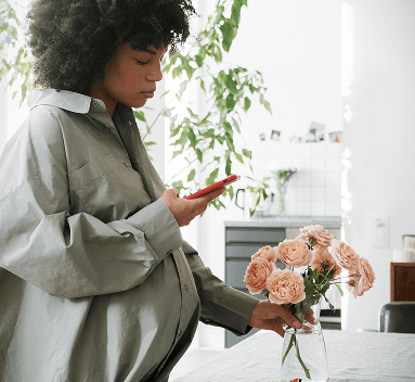 Parent shopping online