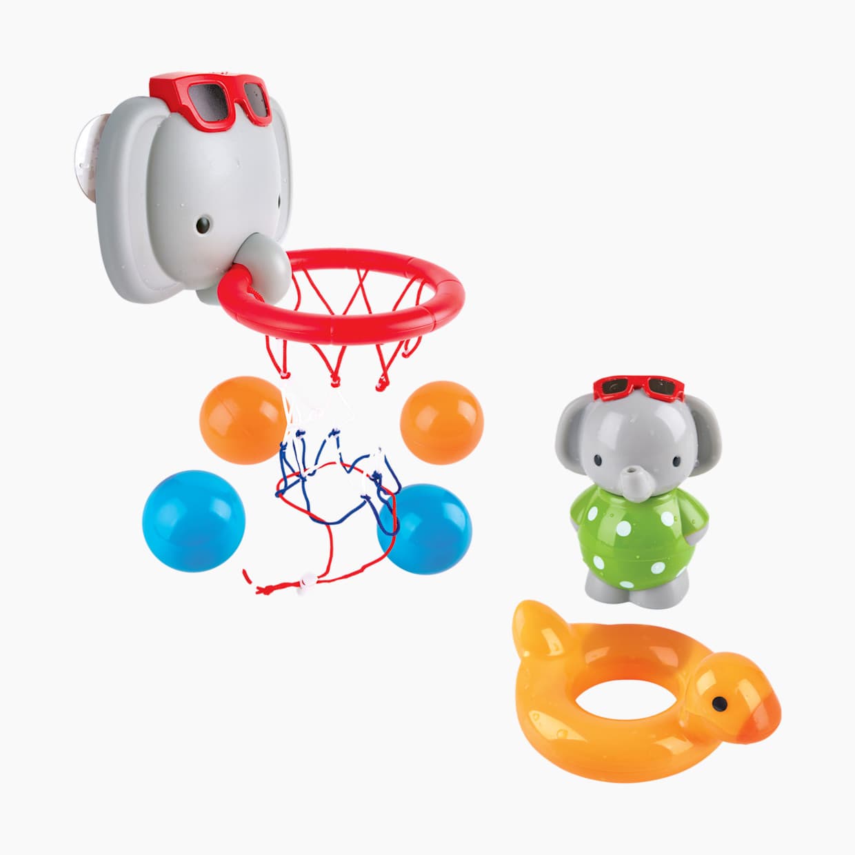 Bath Time Elephant Spin Splash 'n' Swim & Basketball Bundle
