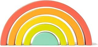 Rainbow Stacker, Montessori Baby, Perfect for Your Baby Starting at 20 Months+