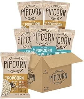 Heirloom Mini Popcorn Variety Pack - Sea Salt and Truffle 4.5oz 6pk