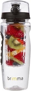 Fruit Infuser Water Bottle - 32 oz Large, Leakproof Plastic Fruit Infusion Water Bottle for Gym, Camping, and Travel