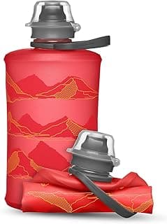 HydraPak Stow - Collapsible Backpacking Water Bottle (350ml, 500ml, 1L) - BPA Free, Ultra Light, Spill-Proof Twist Cap