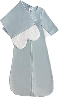 Organic Cotton Blend All-in-One Sleep Sack Training System for Newborn Infant Baby