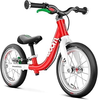 Balance Bicycle for Kids 18 Months to 3.5 Years Old, Lightweight 12-Inch Toddler Bike with Handbrake & Steering Limiter, Boys & Girls