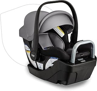 Willow S Infant Car Seat with Alpine Base, ClickTight Technology, Rear Facing Car Seat with RightSize System, Graphite Onyx