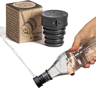 Portable Bidet for Toilet, Travel, Hiking or Camping, Compatible with Every Bottle, Ultralight (12g, 0.42 oz), 1pcs Black