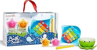 Bath Beats™ Bath Toy, Musical Set Includes Xylophone, Bath Drum & Shakers, Fun for Babies, Toddlers and Kids