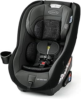 Contender Slim Convertible Car Seat, West Point, Space-Saving Design, Lightweight and Compact
