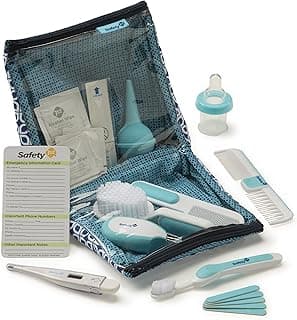 Deluxe Baby Healthcare and Grooming Kit, Arctic Blue, Newborn Baby Essentials, One Size, 25 Pieces
